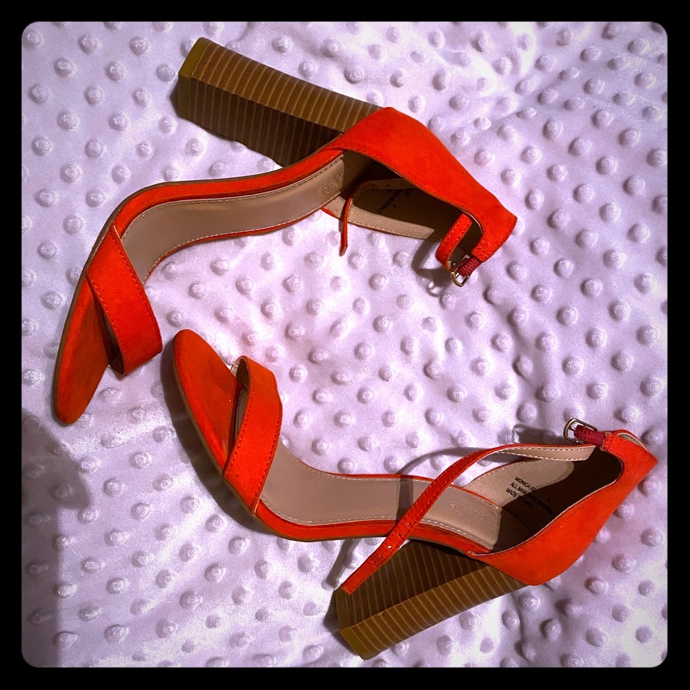 Orange heels
